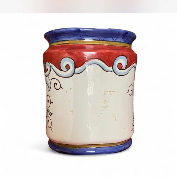 Colorful Ceramic Biscotti Jar - Picture 3 of 6
